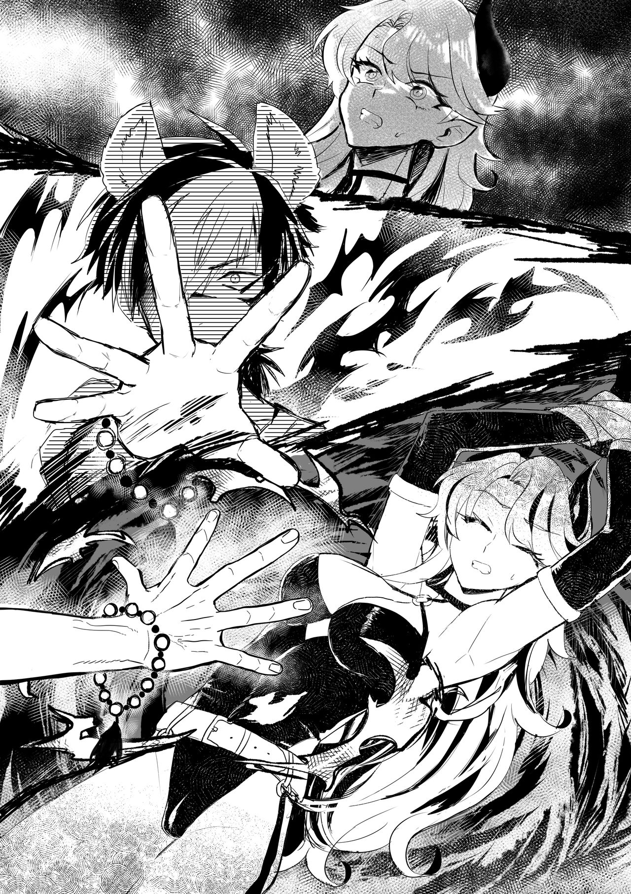 [Oisuke no Tsukue (Oisuke)] ♀Hyena no Reibaishi ni Tsukamatta Succubus [Digital] numero di immagine  25