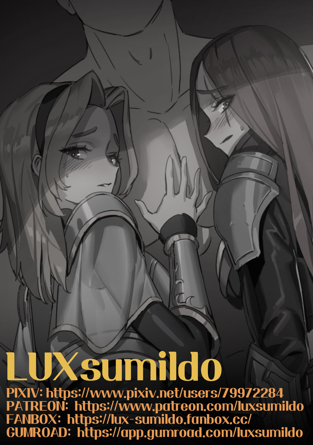 LUXsumildo·盖伦的母狗2·拉卡的双飞3P夜晚（英雄联盟同人H） numero di immagine  32