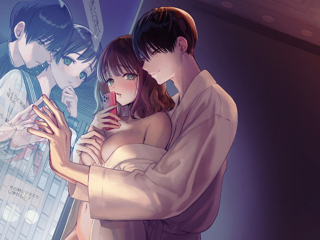 [THE Waidan (Uruh Akua)] Senpai, Sonna no Shiranai desu ~Bansou shite ita Kare no Yubi wa Ima, Watashi no Naka o Midashiteru~  [Chinese] [王の木×迪奥的黄金呆毛个人汉化] 52eme image