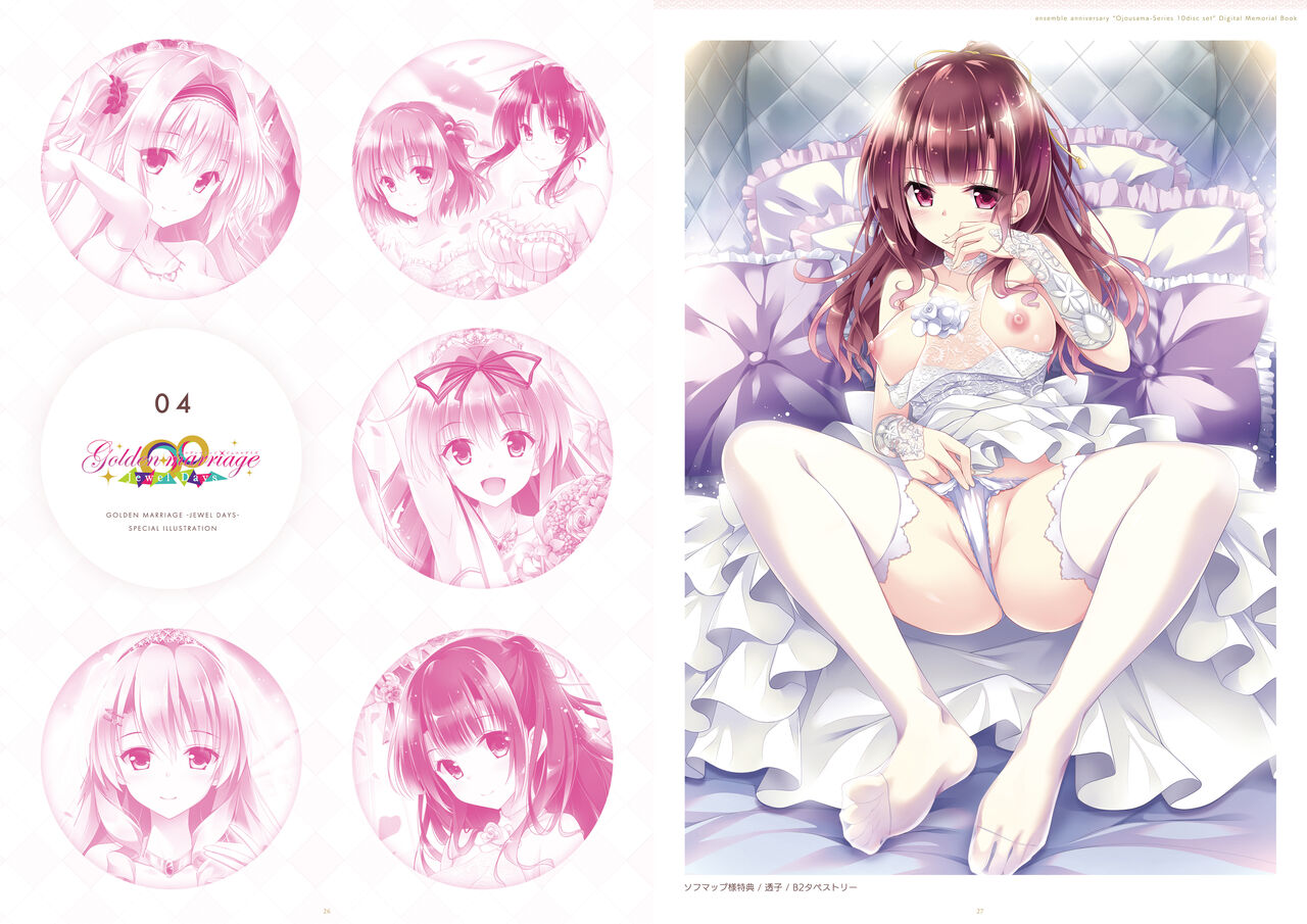 ensemble anniversary Ojousama-Series 10disc set DIGITAL MEMORIAL BOOK numero di immagine  14