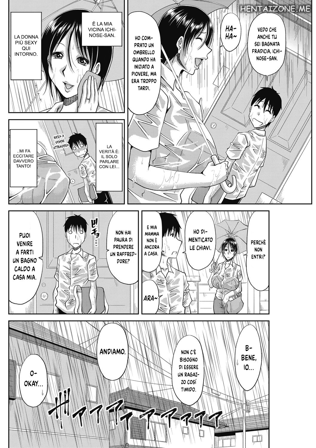 [Kai Hiroyuki] Ame ni Utarete | Colpito dalla Pioggia (Kochouran no Mitsusizuku) [Italian] image number 2