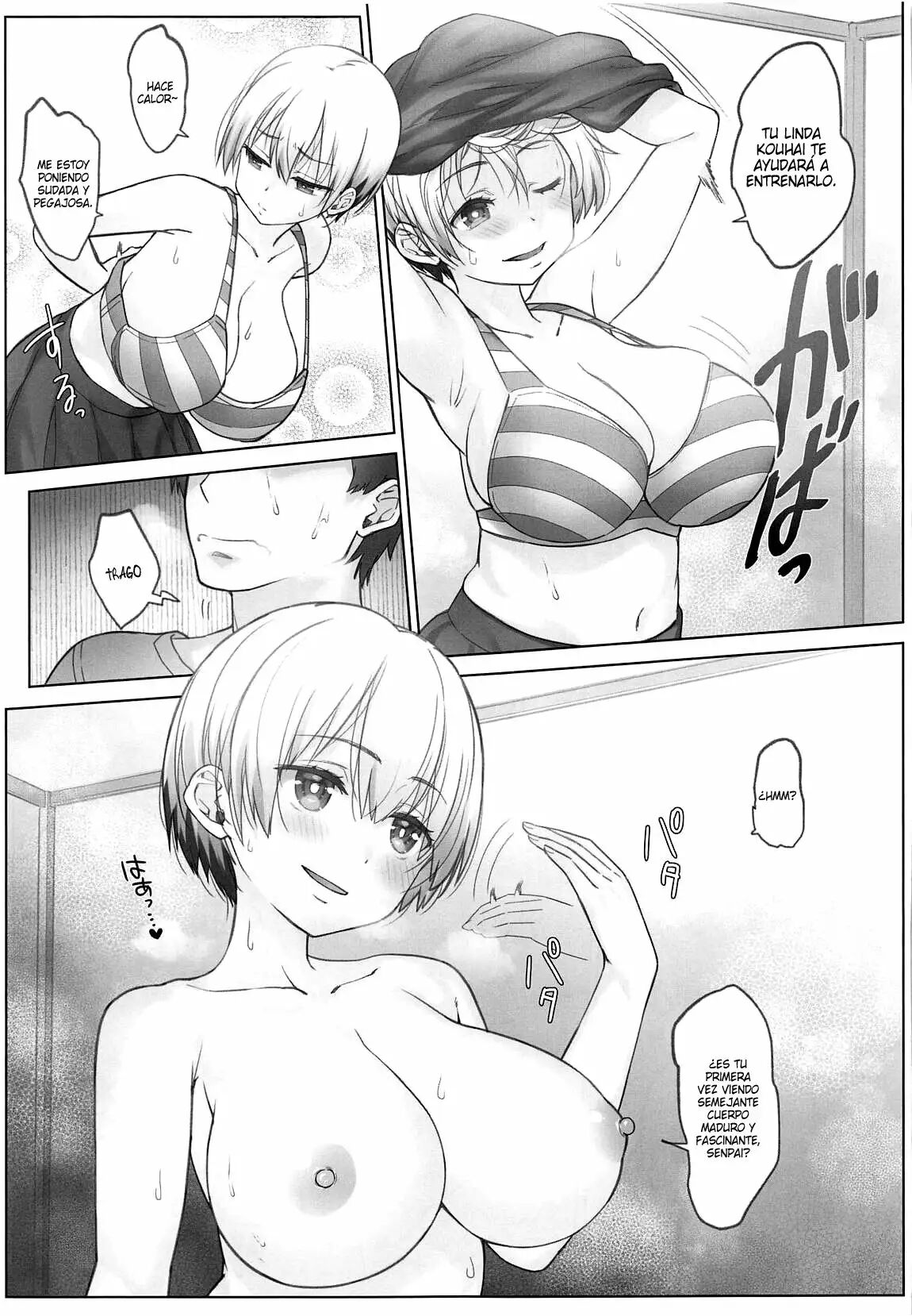 (C96) [Nama Cream Biyori (Nanase Meruchi)] Uzaki-chan wa Shuumatsu mo Asobitai! (Uzaki-chan wa Asobitai!) [Spanish] [Chocola,Scan Kaede] Bildnummer 12