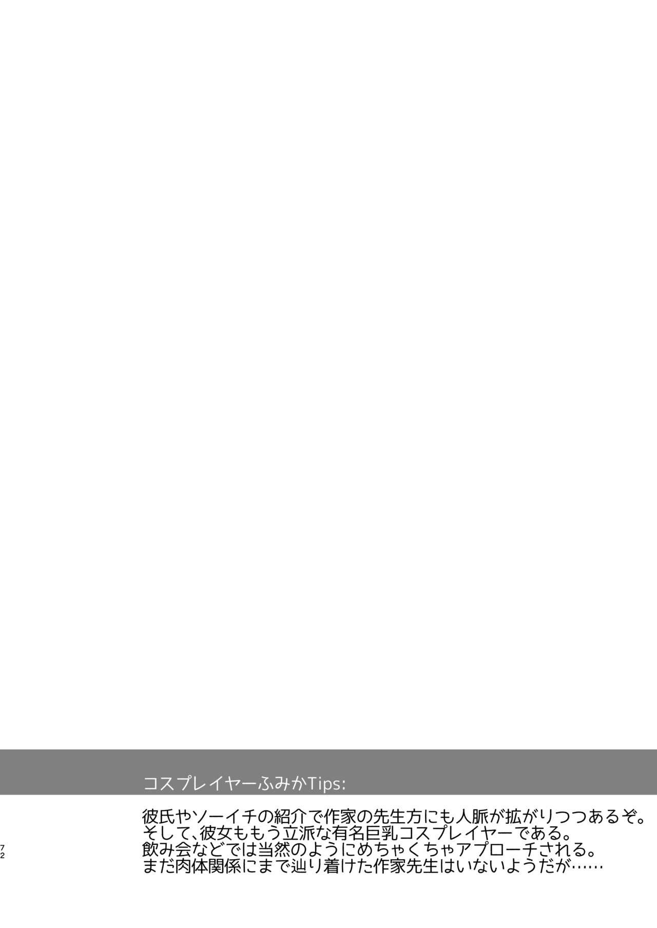 [SSB (Maririn)] Hanayome wa Tennen Chounyuu H-cup Cosplayer ~Cosplayer Fumika Soushuuhen II~ numero di immagine  73