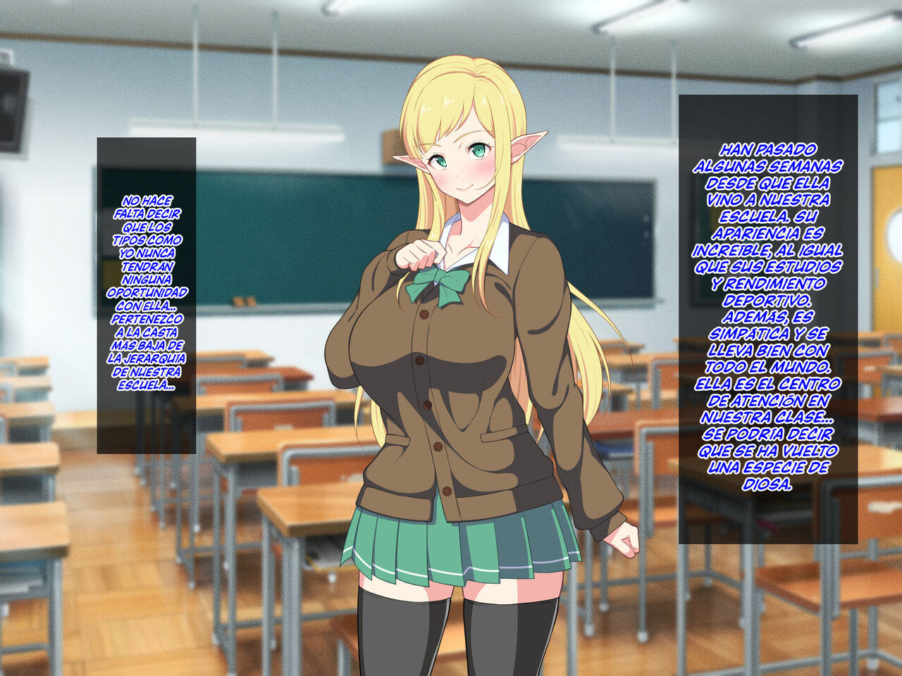 ¡La Estudiante Transferida Es Una Elfa Pervertida De Grandes Pechos! Bildnummer 6
