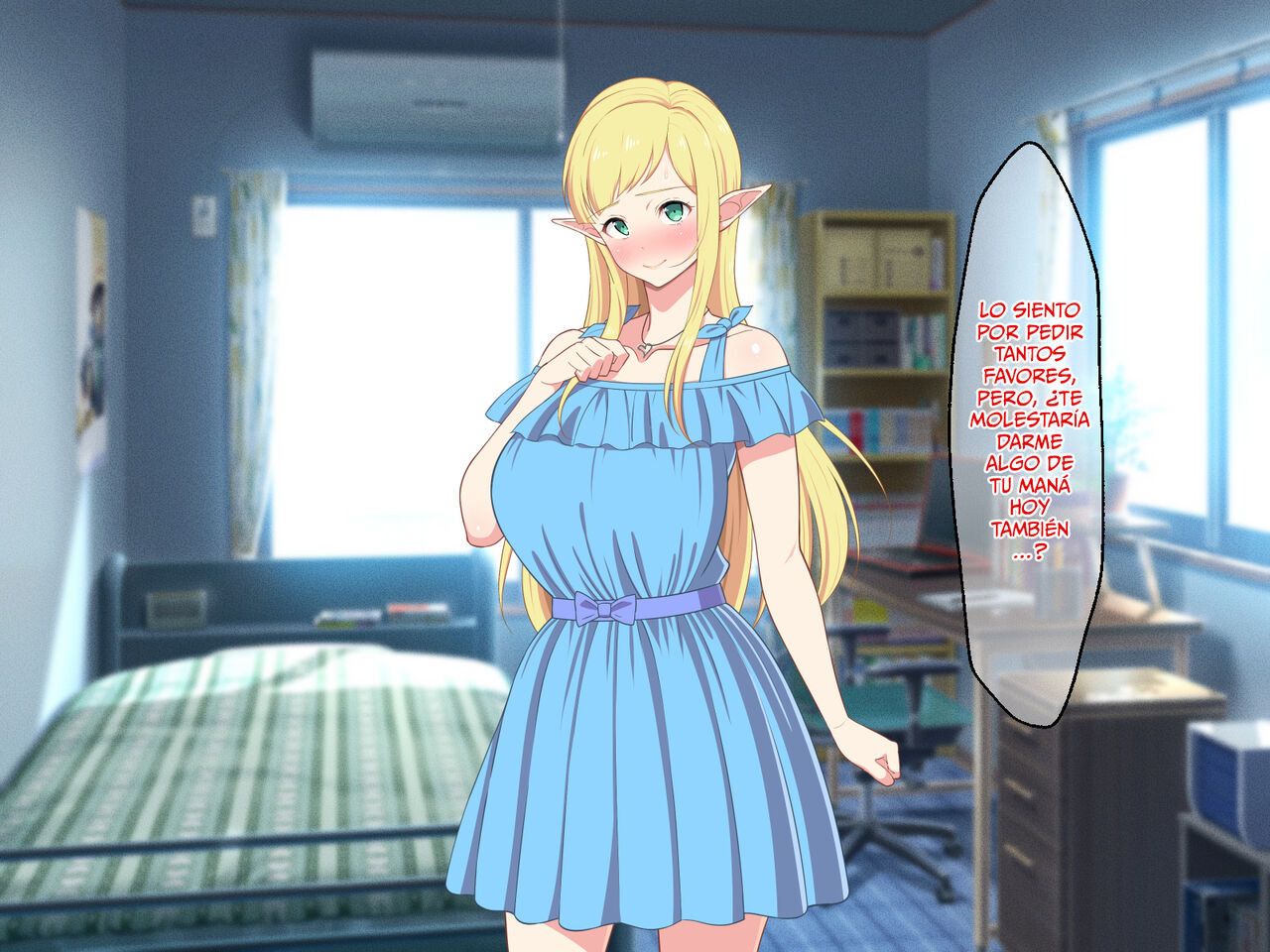 ¡La Estudiante Transferida Es Una Elfa Pervertida De Grandes Pechos! Bildnummer 31