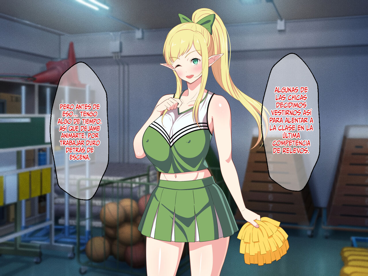 ¡La Estudiante Transferida Es Una Elfa Pervertida De Grandes Pechos! Bildnummer 61