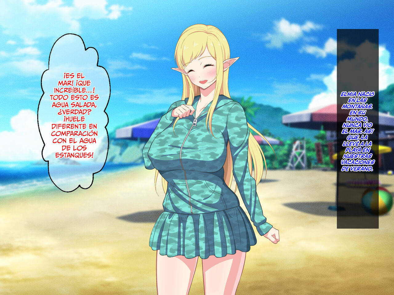 ¡La Estudiante Transferida Es Una Elfa Pervertida De Grandes Pechos! Bildnummer 77