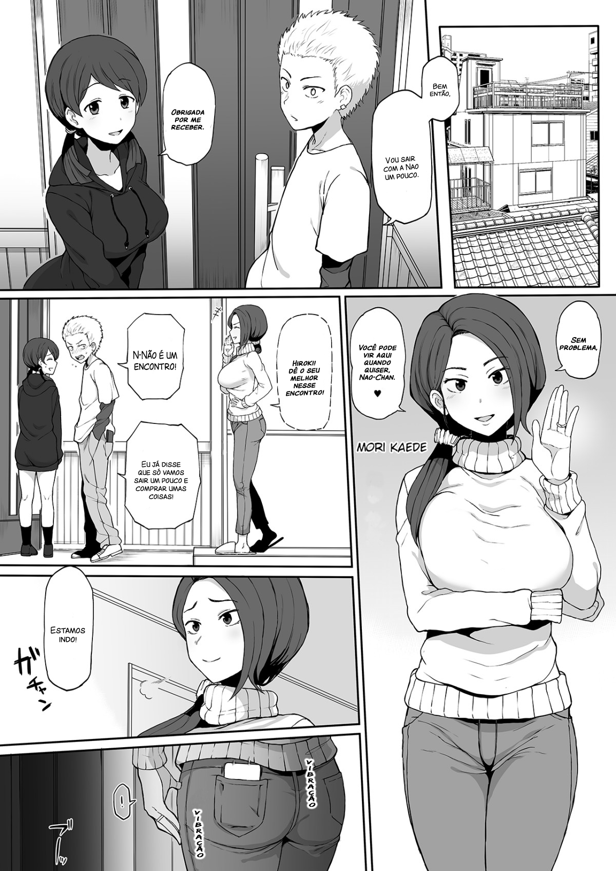 [Terasu MC] 4P Kokujin no Tenkousei ni Osananajimi o NTR ru CH 3 [Portuguese-BR] image number 2