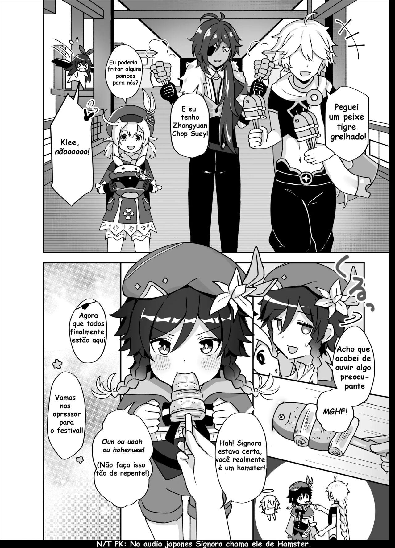 [Takama] Tomoru Umi ni Kaze wa Fuku | Wind Blows At The Sea Lantern Festival (Genshin Impact) [Portuguese-BR] 3eme image