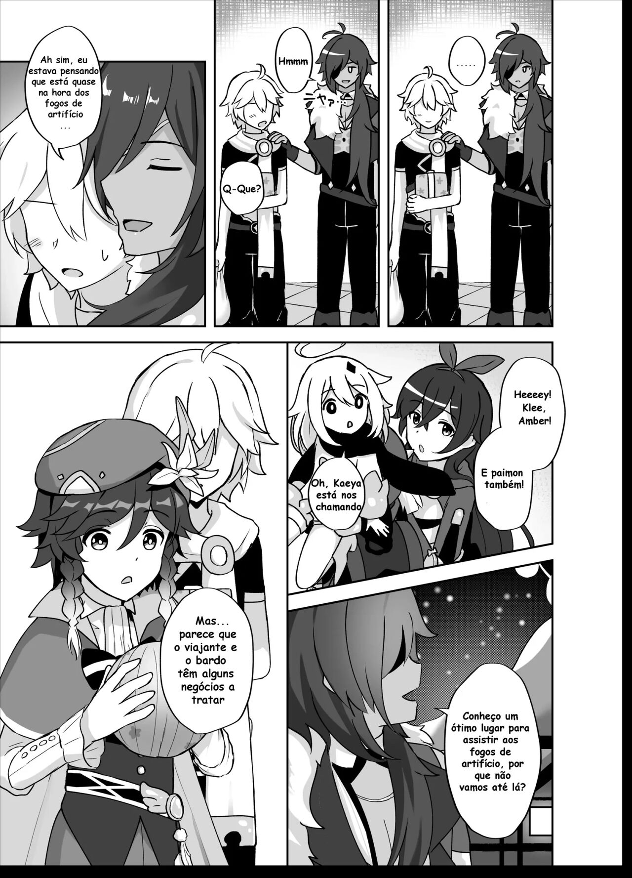 [Takama] Tomoru Umi ni Kaze wa Fuku | Wind Blows At The Sea Lantern Festival (Genshin Impact) [Portuguese-BR] 6eme image