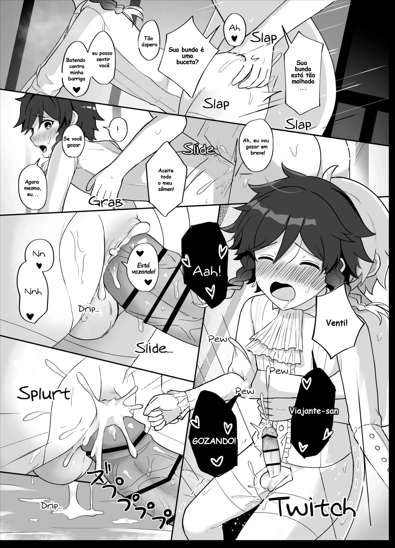 [Takama] Tomoru Umi ni Kaze wa Fuku | Wind Blows At The Sea Lantern Festival (Genshin Impact) [Portuguese-BR] 18eme image