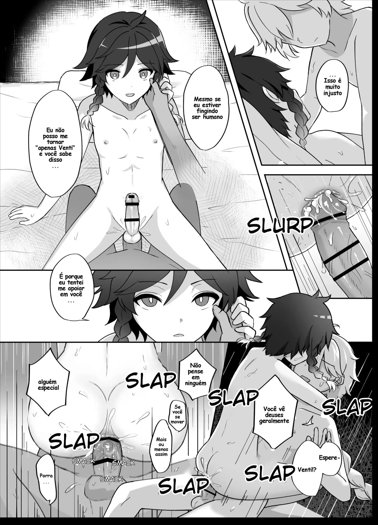 [Takama] Tomoru Umi ni Kaze wa Fuku | Wind Blows At The Sea Lantern Festival (Genshin Impact) [Portuguese-BR] 27eme image