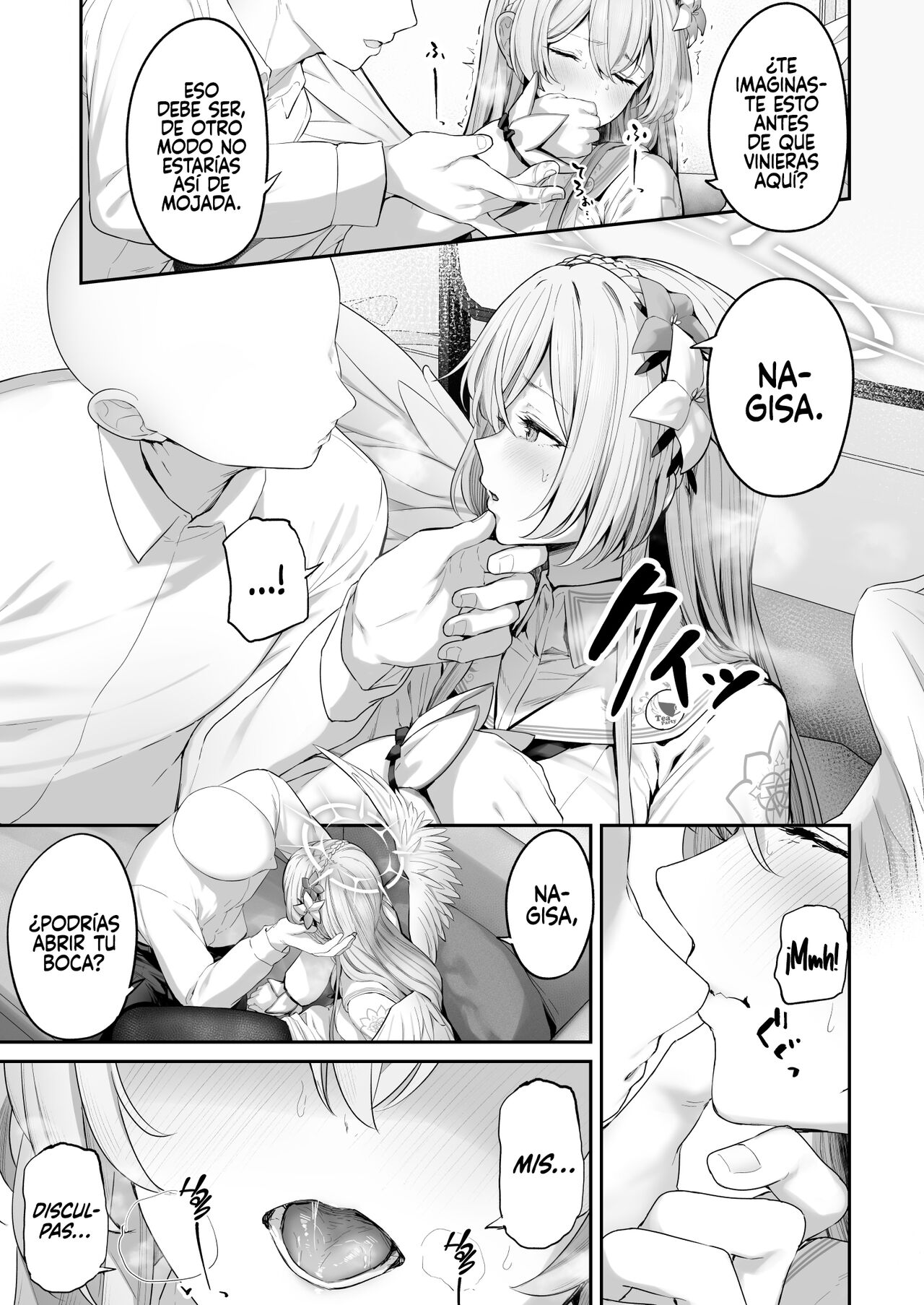 [Horumon Curry (Tobimura)] Watashitachi no Tea Party ga Sukebe na Hazu Arimasen!! (Blue Archive) [Spanish] [Rakuen Translations] [Digital] image number 7