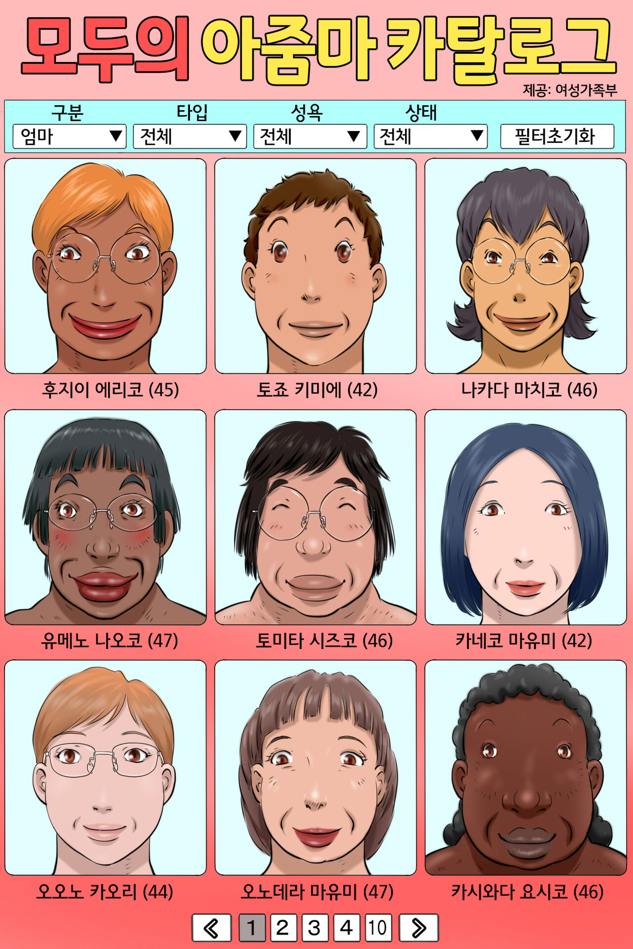 [Zenmai Kourogi] Minna no Okaa-san Catalog | 모두의 아줌마 카탈로그 [Korean] première image