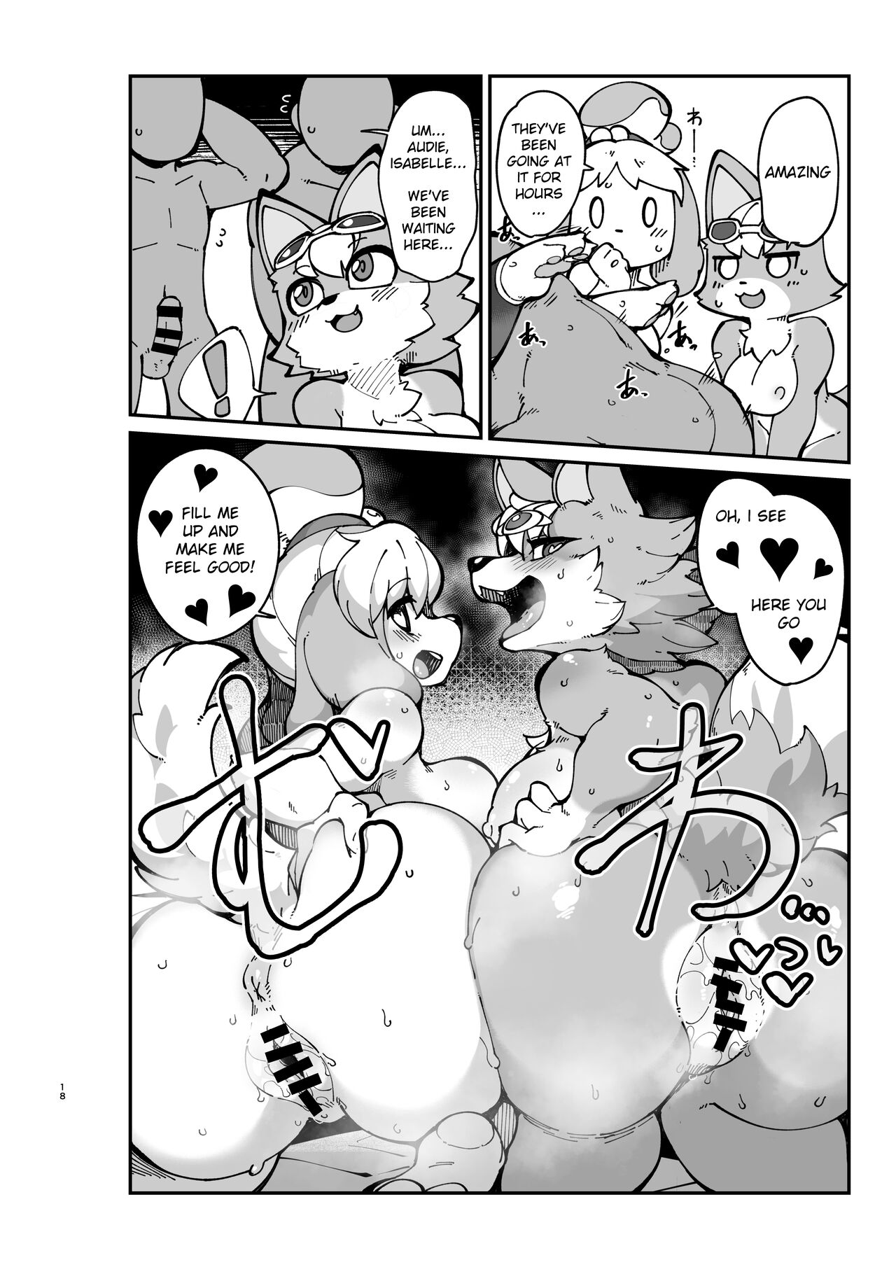 [Fukurou-ya (Fukurou)] Furry Crossing Greet and F*ck!! 2 (Animal Crossing) [English] [Digital] imagen número 17