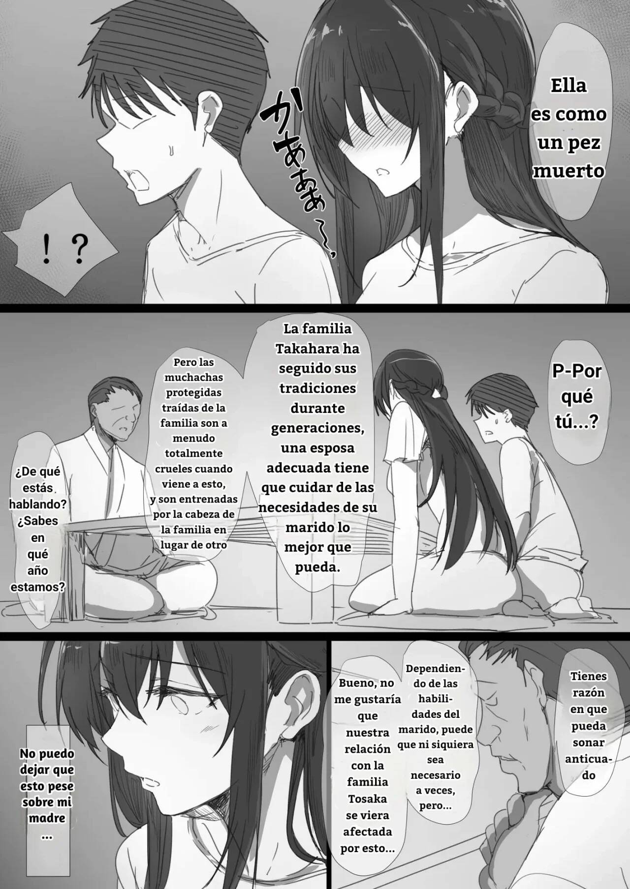 [Hari Poteto] Ki Ga Tsuyoi Seiso Na Hitozuma Reijou Ga Netorareru Made No Ichibu Shijuu [Spanish] 이미지 번호 13