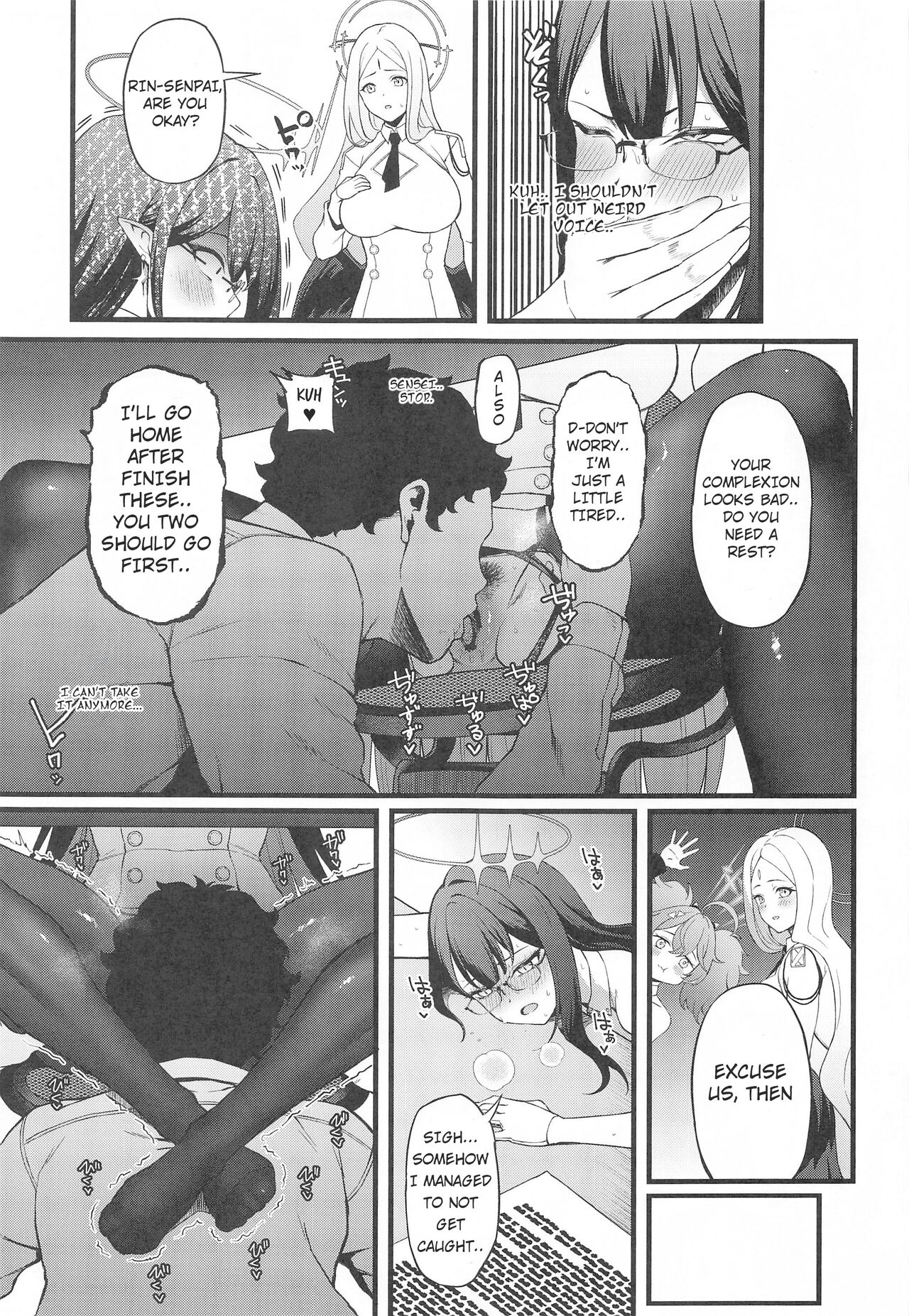 (C102) [Small Marron (Asakura Kukuri)] Nanagami Rin is in Heat (Blue Archive) [English] image number 20