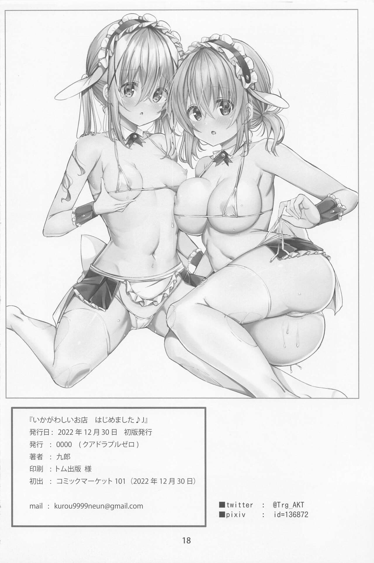 (C101) [0000 (Kurou)] Ikagawashii Omise Hajimemashita (Gochuumon wa Usagi desu ka?) [Chinese] image number 17