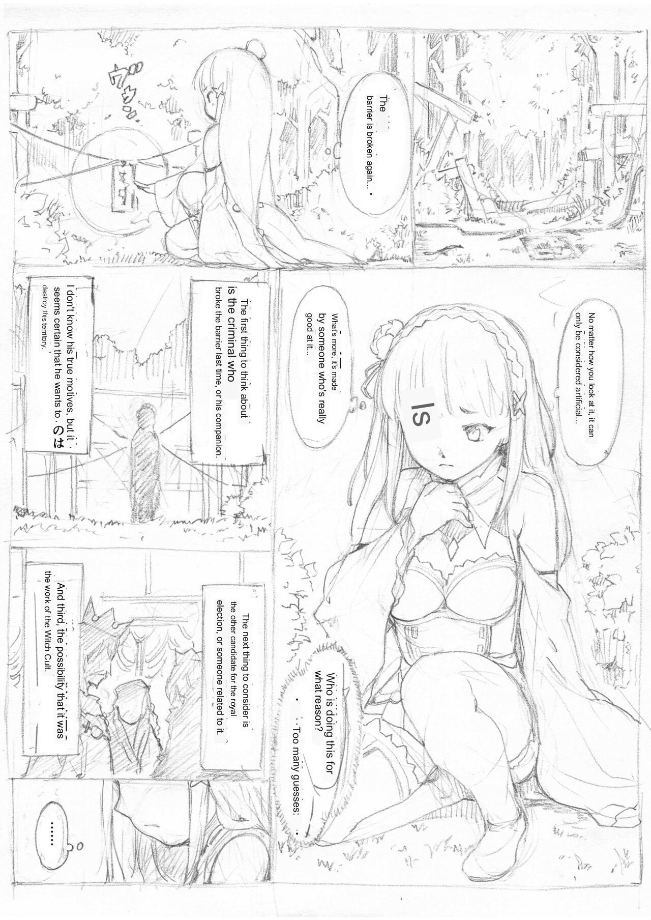 [Fujiwara Shunichi] Emilia Kumo Ito Kousoku Manga (Re: Zero kara Hajimeru Isekai Seikatsu) google translate 이미지 번호 1