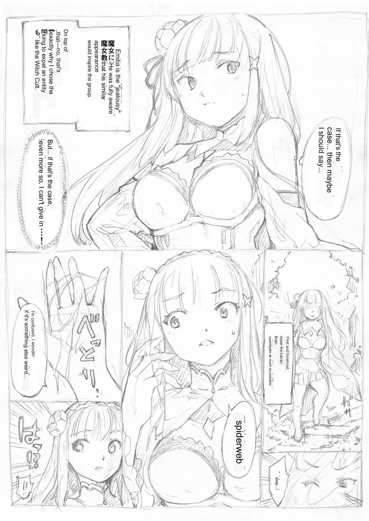 [Fujiwara Shunichi] Emilia Kumo Ito Kousoku Manga (Re: Zero kara Hajimeru Isekai Seikatsu) google translate 이미지 번호 2