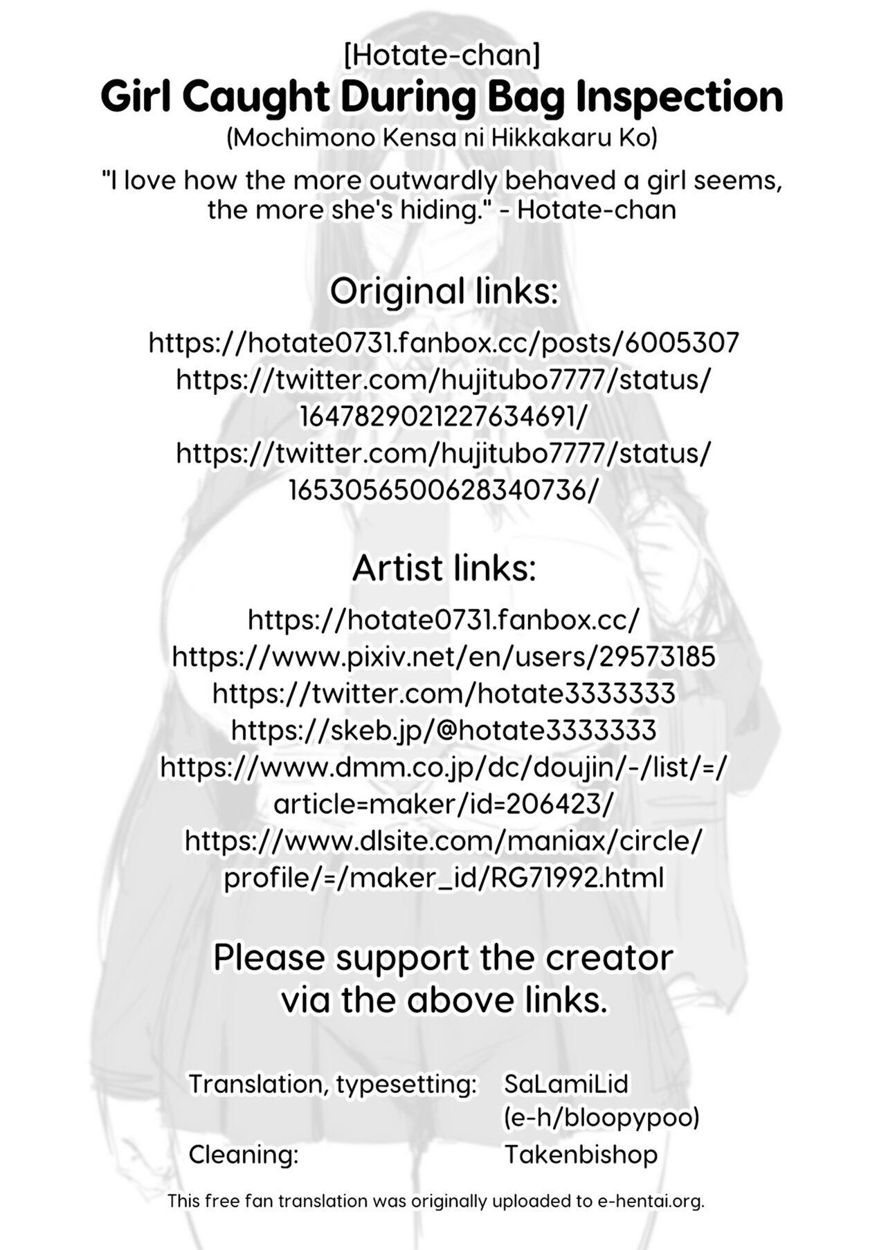 [Hotate-chan] Mochimono Kensa ni Hikkakaru Ko | La chica atrapada durante la inspección  [Spainsh] [PolyGarde] [SaLamiLid] image number 9