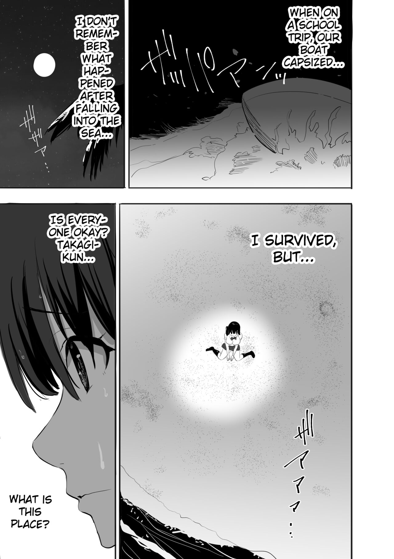 [Muramura Murason] A wet see-through schoolgirl who live on an uninhabited island with a sexual-harrasing teacher she hates [English] [Gagak_Ireng] [Digital] 이미지 번호 4