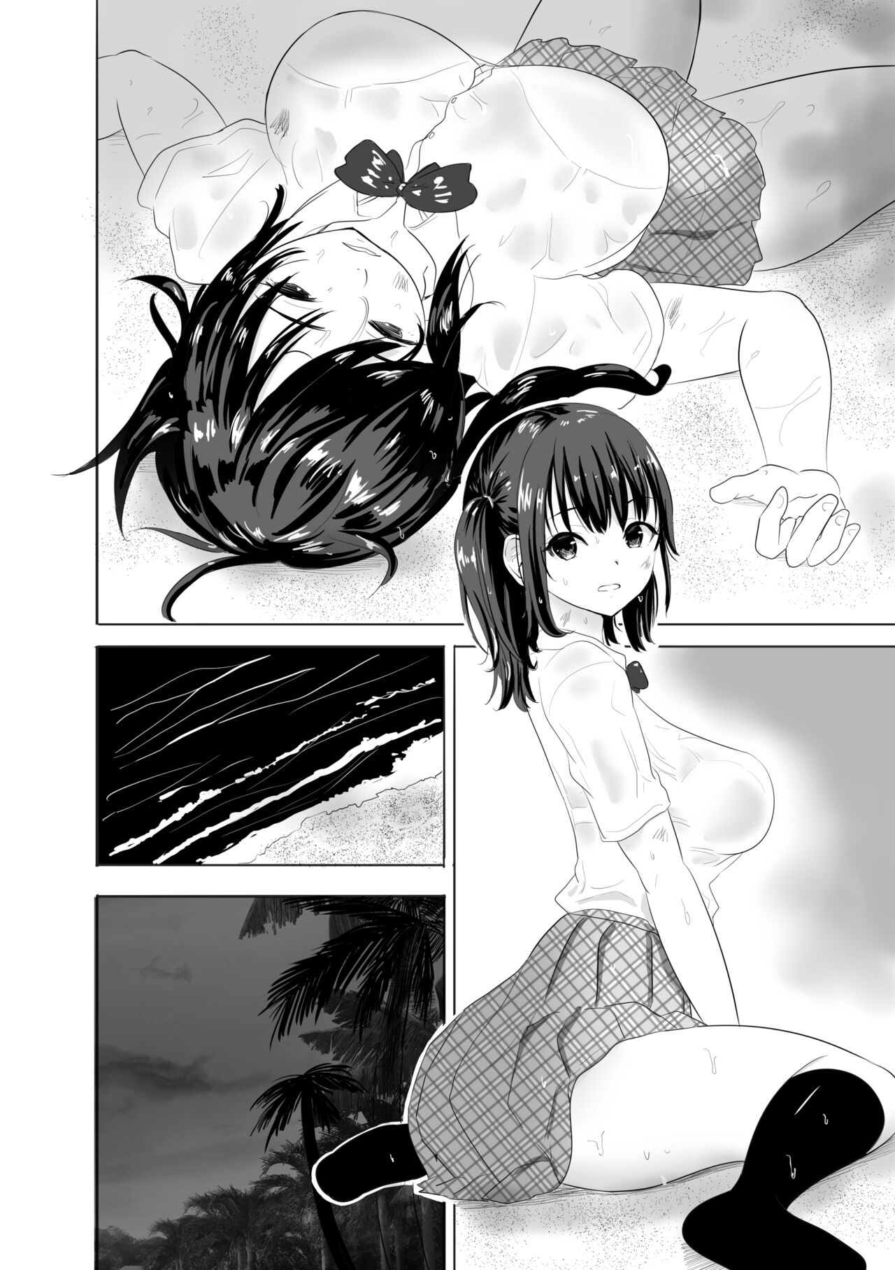 [Muramura Murason] A wet see-through schoolgirl who live on an uninhabited island with a sexual-harrasing teacher she hates [English] [Gagak_Ireng] [Digital] 이미지 번호 40
