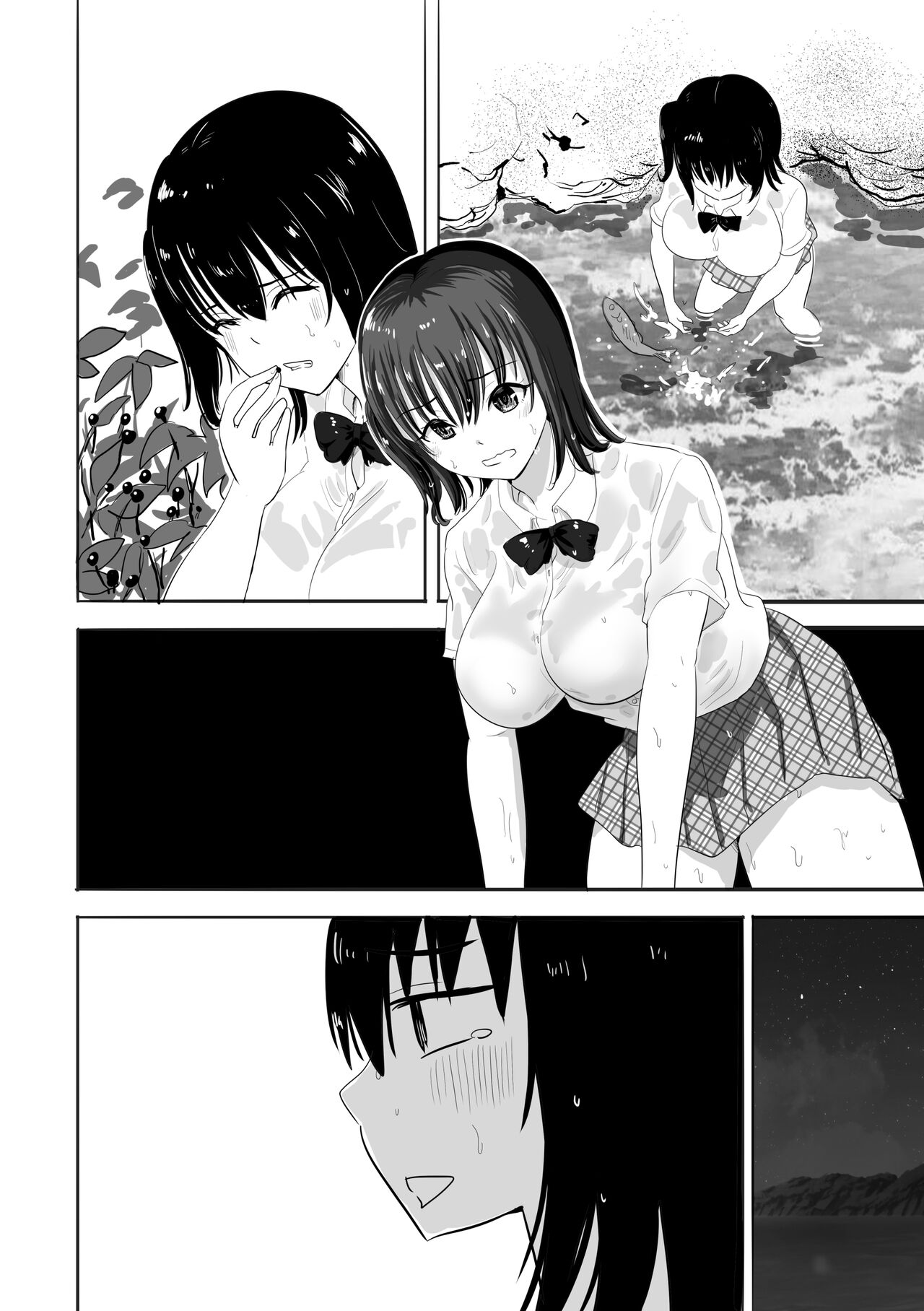 [Muramura Murason] A wet see-through schoolgirl who live on an uninhabited island with a sexual-harrasing teacher she hates [English] [Gagak_Ireng] [Digital] 이미지 번호 46