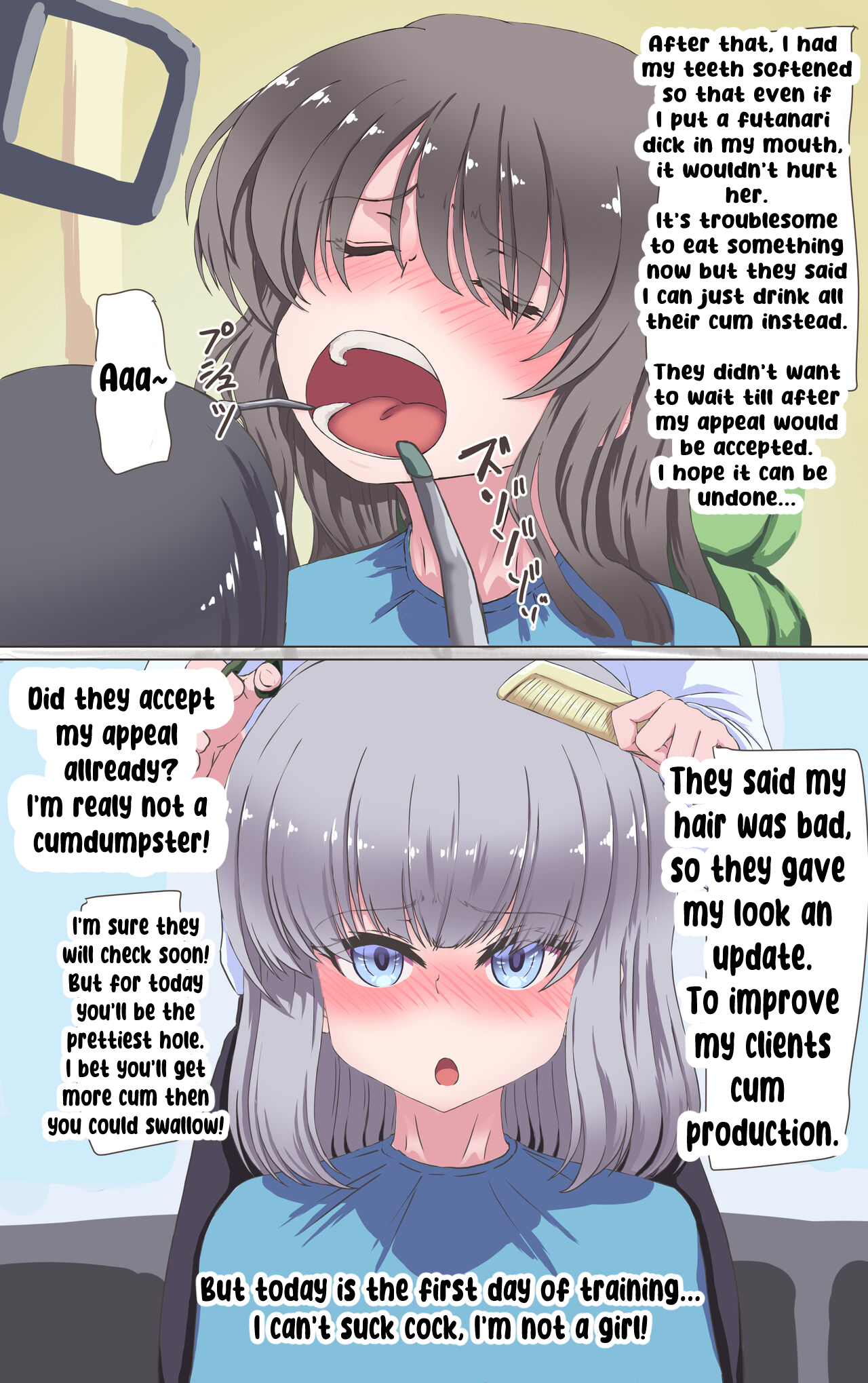 [Kiya Mayu] TS Musume ga Futanari no Seishori Onaho ni naru Sekai [English Rewrite] 图片编号 13