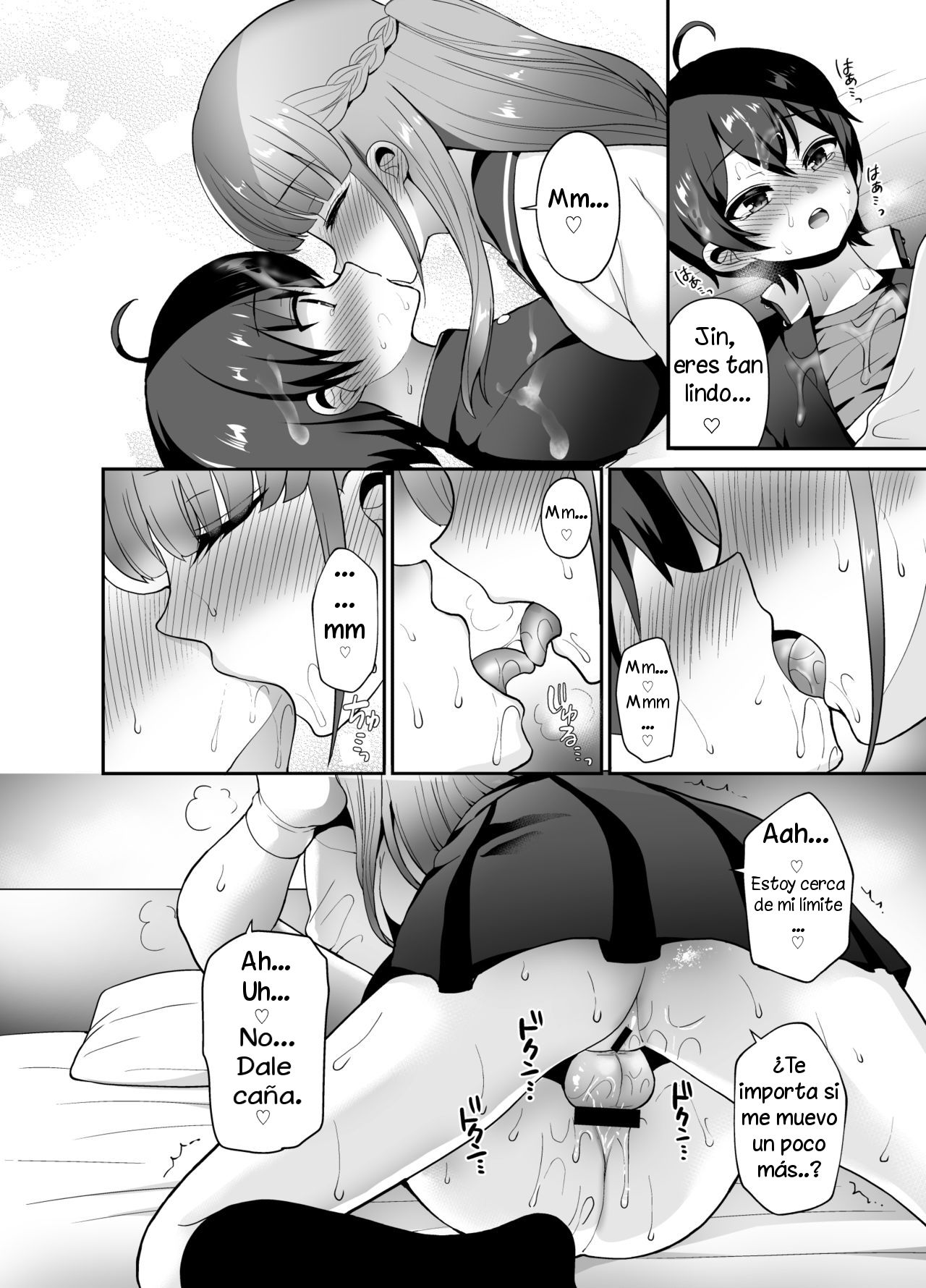 [Oshiruko Kan (Piririnegi)] Muttsuri Sukebe na Futanari Kanojo o Onaho de Yuuwaku Suru [Spanish] [Solarismaximum] [Digital] 画像番号 18