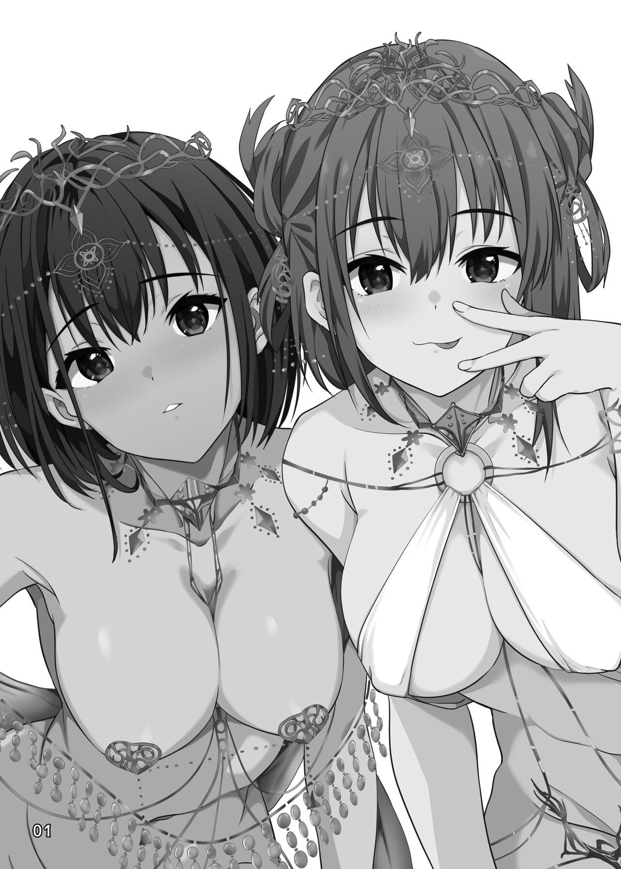 [Faunas (Nekosaki Aoi)] Isekai Musume no Deriheru Jou ~ Touten Ninki Top Joutachi no Ochinpo Gohoushi Sensou[中国翻訳] image number 3