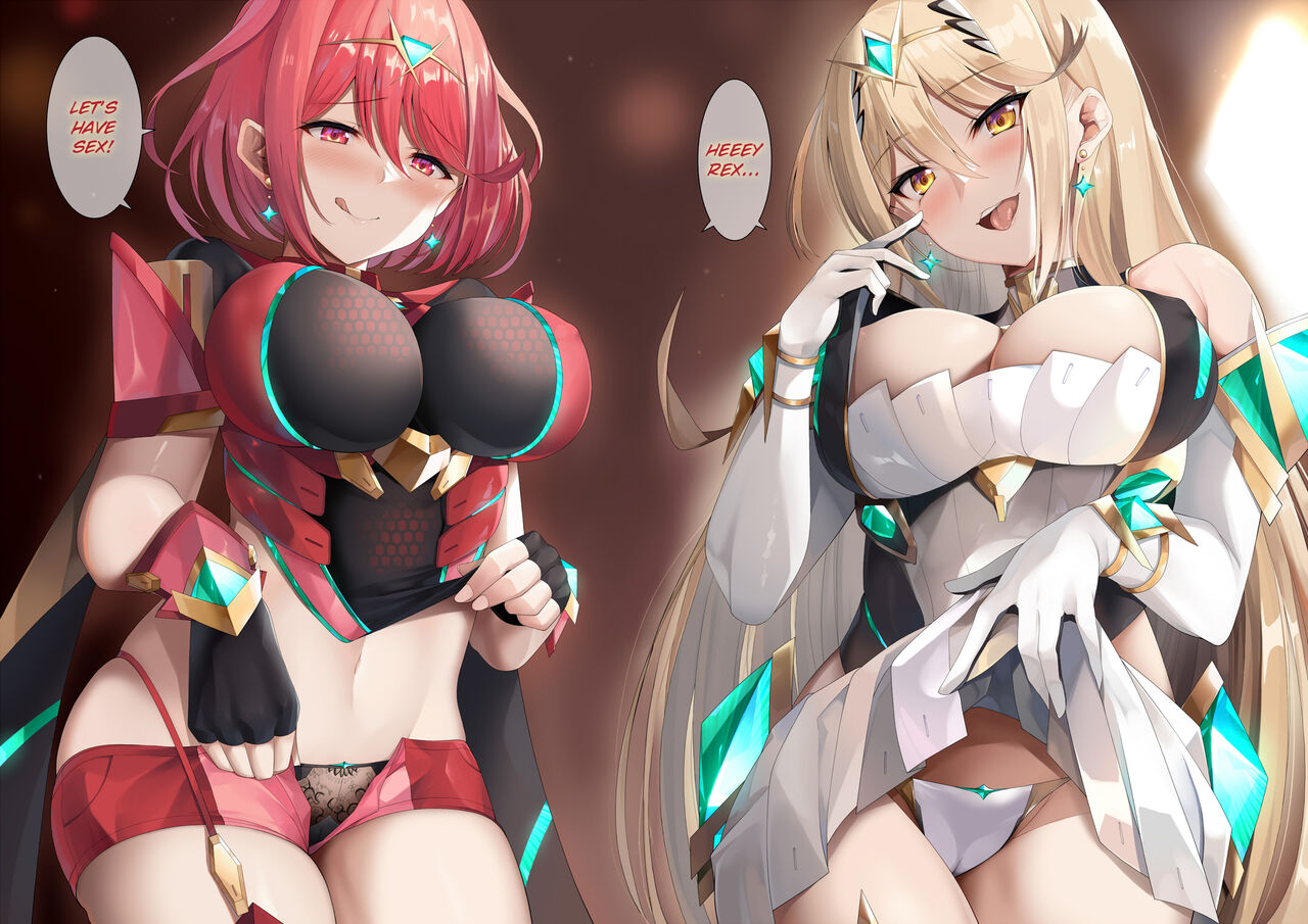 (C102) [DAIVE (KOU)] Ten no Seihai | An Aegis’s Aphrodisiac Mix-Up (Xenoblade Chronicles 2) [English] [Saki-Kotowari] 이미지 번호 5