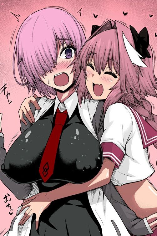[Ankoman] Mash, Astolfo to Nakayoku Naru (Fate/Grand Order) [Russian] [FateNightGrand] [Colorized] image number 1