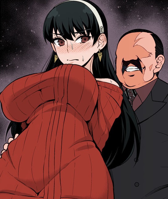 [Ankoman] Yor-san, Murdoch Sensei to... | Йор и управляющий Мёрдок (Spy x Family) [Russian] [FateNightGrand] [Colorized] numero di immagine  1