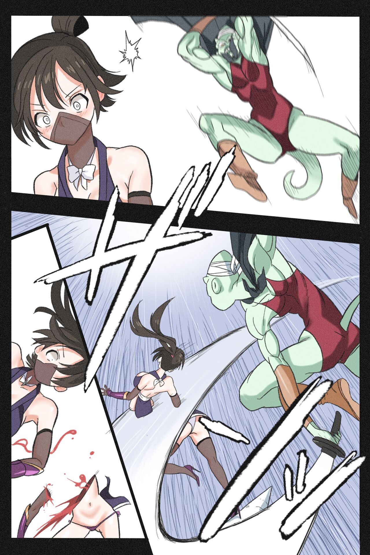 [Okamoto Gahaku] Mankoku Bujutsukai 3 〜鬼逝き⭐くノ一拷問編〜 numero di immagine  10