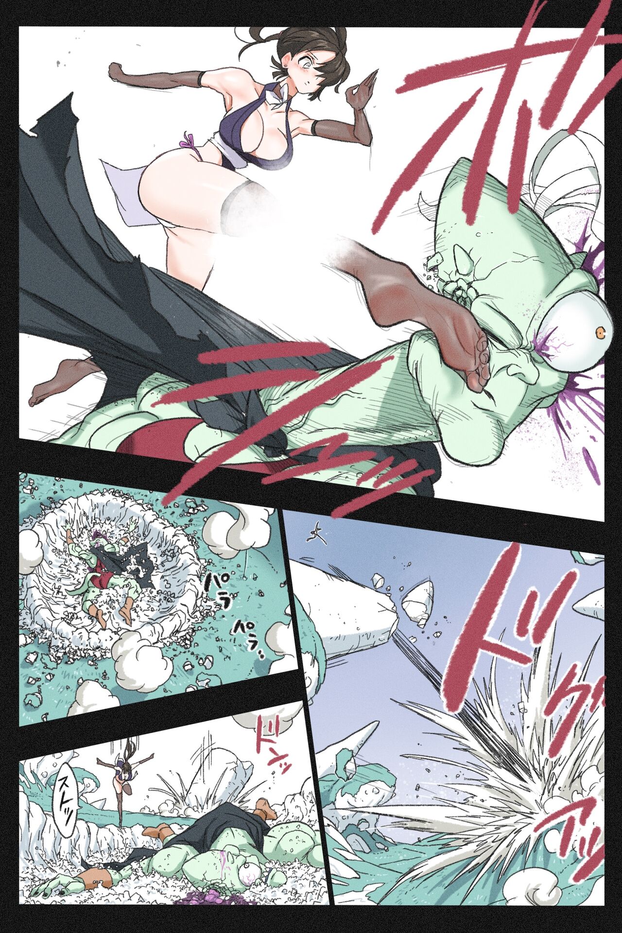 [Okamoto Gahaku] Mankoku Bujutsukai 3 〜鬼逝き⭐くノ一拷問編〜 numero di immagine  16