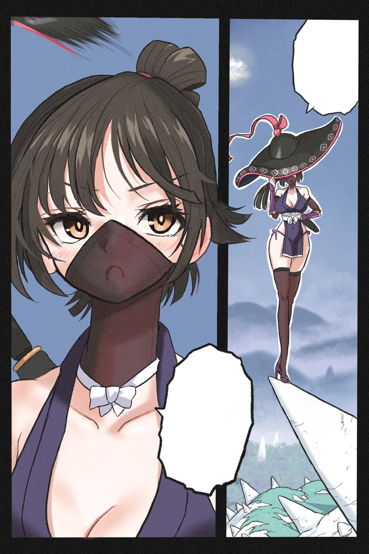 [Okamoto Gahaku] Mankoku Bujutsukai 3 〜鬼逝き⭐くノ一拷問編〜 numero di immagine  87