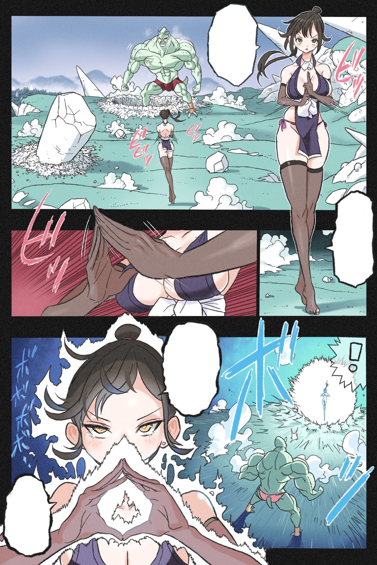 [Okamoto Gahaku] Mankoku Bujutsukai 3 〜鬼逝き⭐くノ一拷問編〜 numero di immagine  104