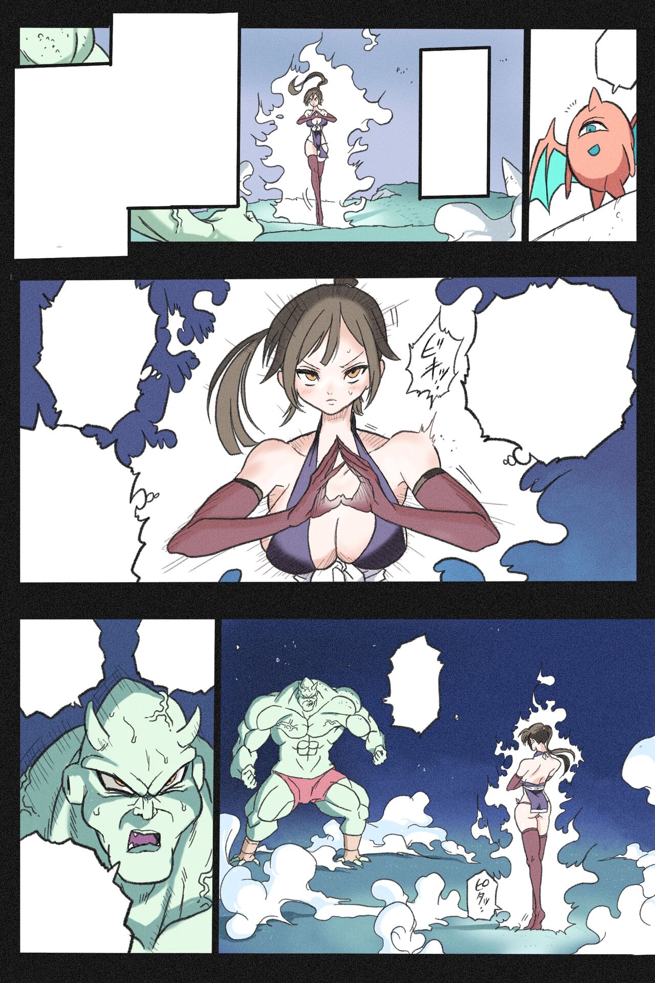 [Okamoto Gahaku] Mankoku Bujutsukai 3 〜鬼逝き⭐くノ一拷問編〜 numero di immagine  105