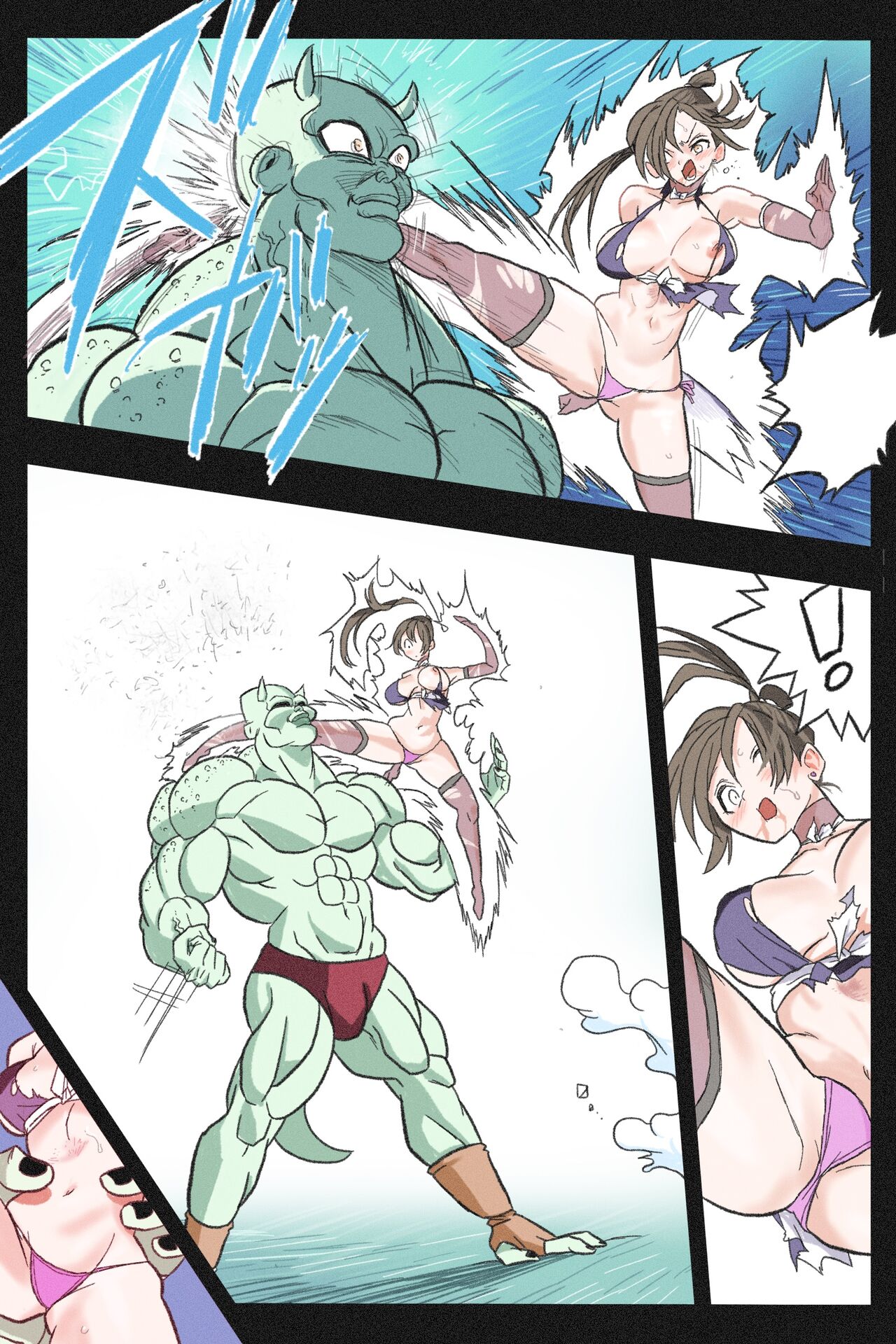 [Okamoto Gahaku] Mankoku Bujutsukai 3 〜鬼逝き⭐くノ一拷問編〜 numero di immagine  112