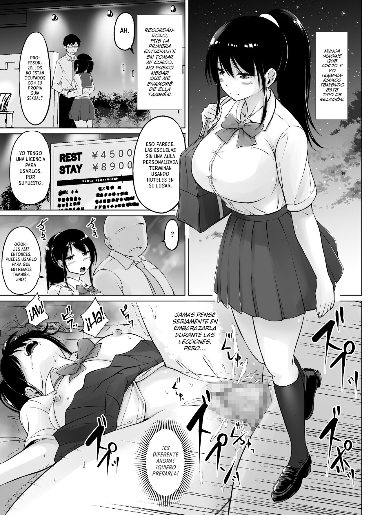 [Haru garden (Kasuga Ellie)] Meimon Jogakuin no Kozukuri Kobetsu Jisshuu 2 | Un Colegio de Señoritas Ricas con Lecciones para hacer Bebes 2 [Spanish] [NekoCreme] [Digital] imagen número 15