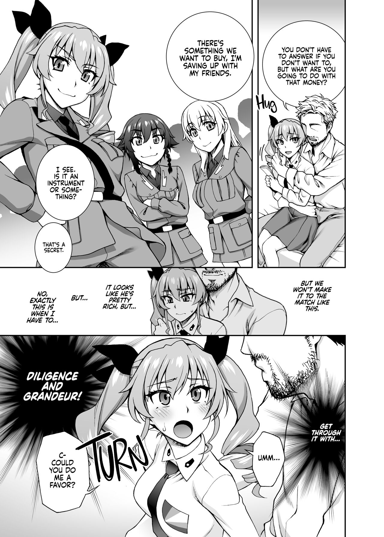 [Kabayakiya (Unagimaru)] PIZZA & BEARD (Girls und Panzer) [English] {2d-market.com} [Decensored] [Digital] image number 10