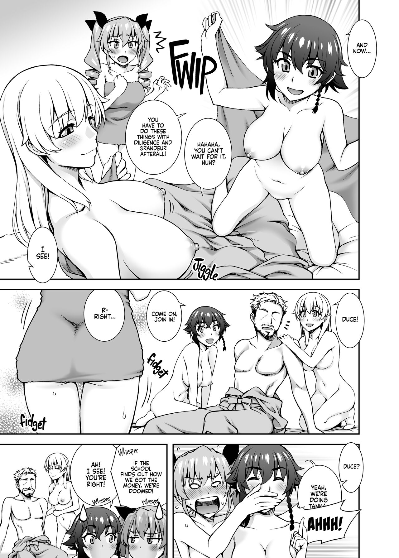 [Kabayakiya (Unagimaru)] PIZZA & BEARD (Girls und Panzer) [English] {2d-market.com} [Decensored] [Digital] image number 12