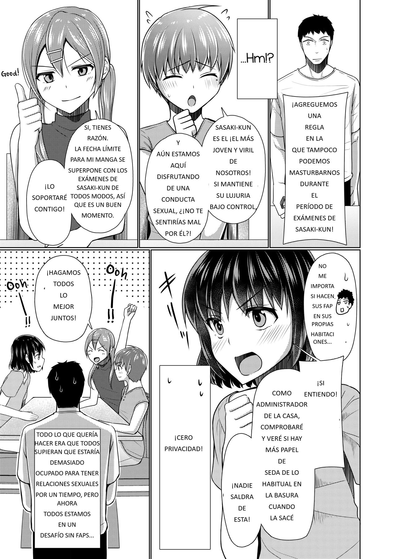 [Yukan high Zakura (Chieko)] Share House! x Share Penis!! Final [Spanish] [Digital] numero di immagine  6