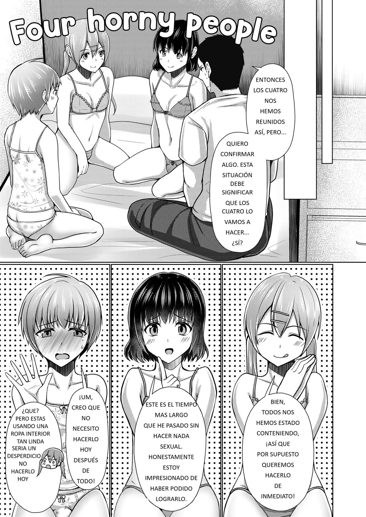 [Yukan high Zakura (Chieko)] Share House! x Share Penis!! Final [Spanish] [Digital] изображение № 8