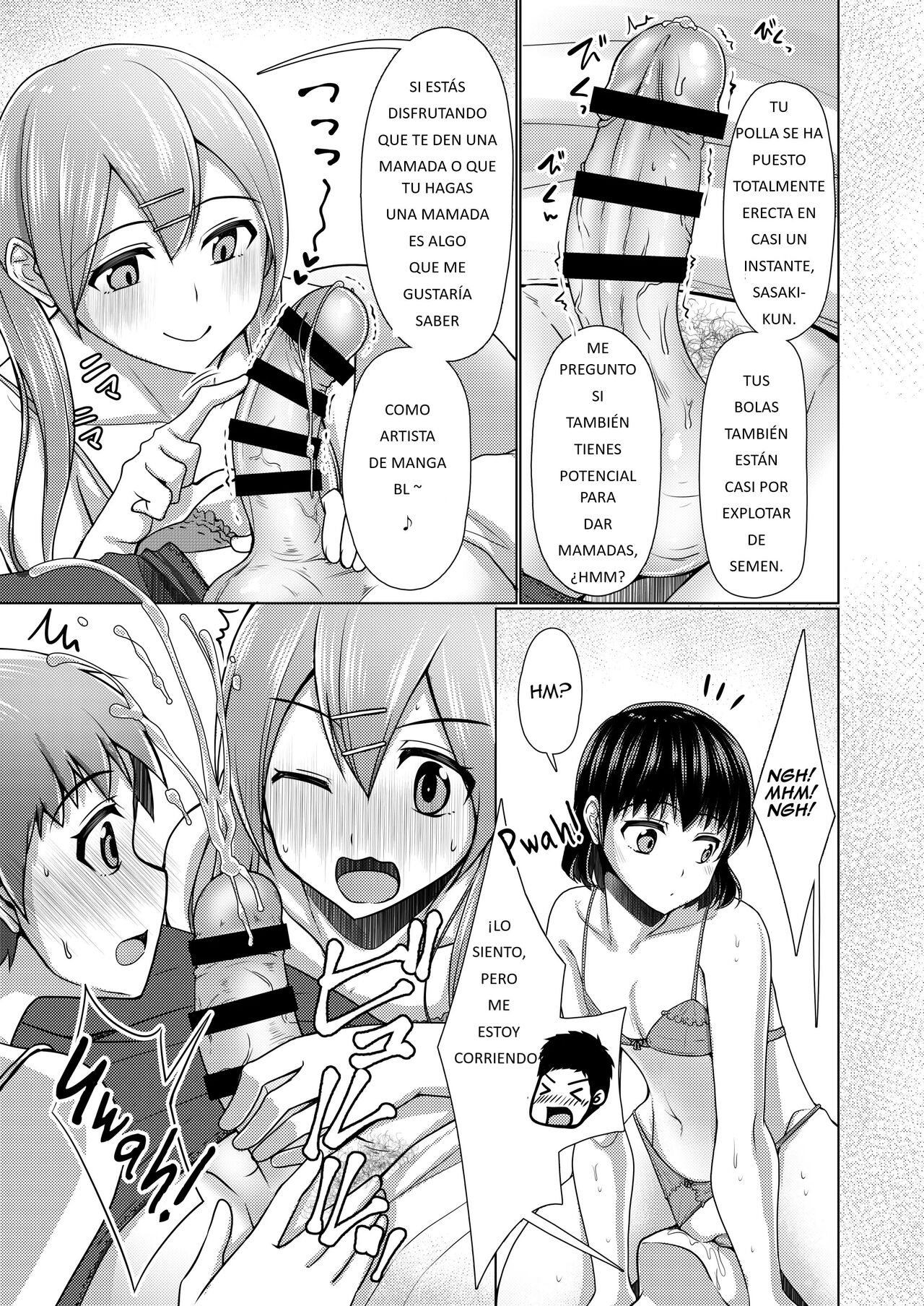 [Yukan high Zakura (Chieko)] Share House! x Share Penis!! Final [Spanish] [Digital] 画像番号 10