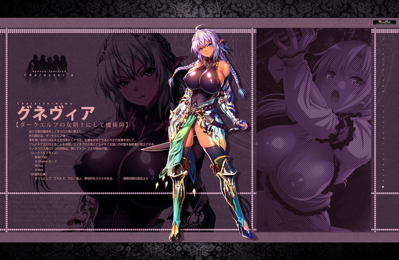 [Waffle] Kyonyuu Fantasy 4 -Shuudoushi Astor- Digital Character Image Collection numero di immagine  7