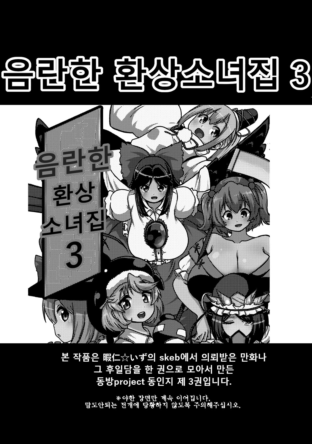 [Shoujo Rakugakichuu (Himajin no Izu)] skeb na Gensou Shoujo Shuu 3 | 음란한 환상 소녀집 3 (Touhou Project) [Korean] [Digital] Bildnummer 2