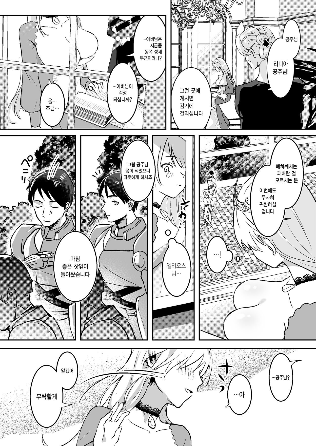 [Yoshida Killy] Oujo Kanraku | 왕녀 함락 [Korean] [Digital] numero di immagine  5