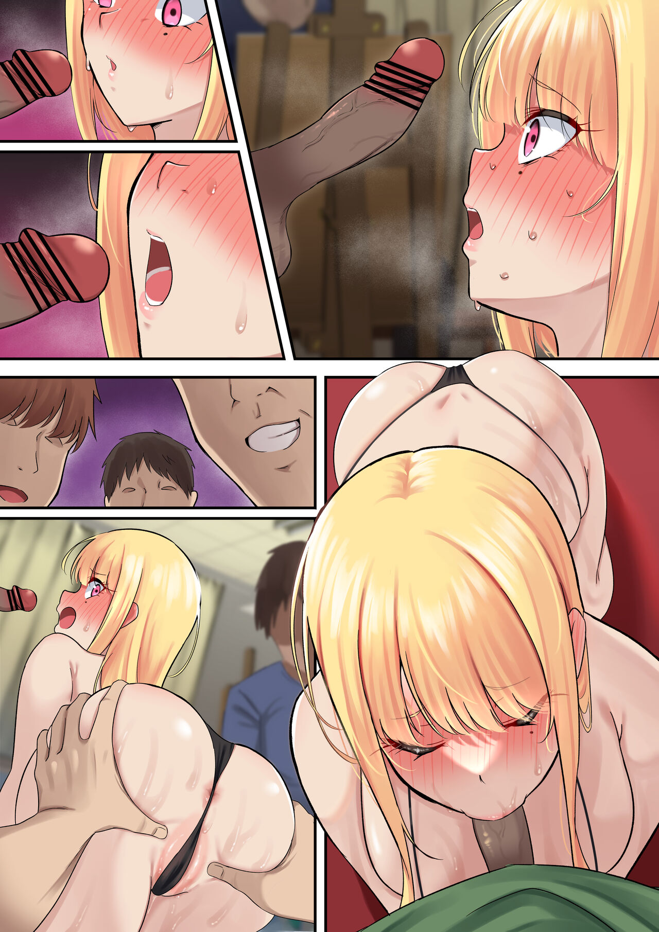 [November. (nanohana)] Dessin Model no Beit-chuu ni Biyaku Nurareta Kinpatsu Kyonyuu Gal 画像番号 61